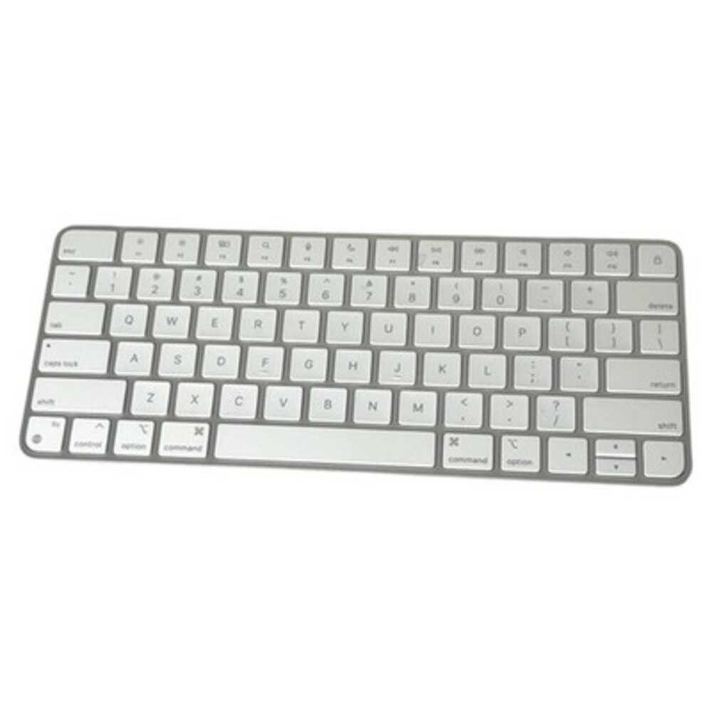 Apple Magic Keyboard A2450 Wireless Bluetooth Rechargeable Silver White Tested